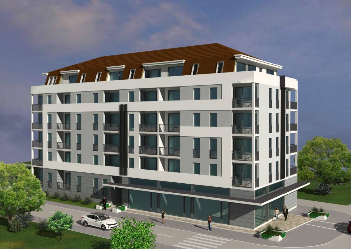 Podgorica, Central Point Arkasında, 1+1 Daire 42m²
